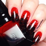 Red And Black Nails