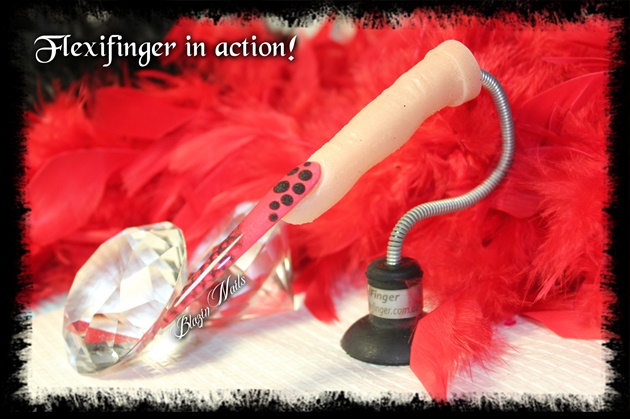 this little beauty is a flexifinger, silicone practice finger, fantastic for anyone who loves experimenting with nail art ideas, feels very realistic! i sell these in the Blazin Nails store or you can buy direct from Flexifinger :) Aussie made! 