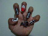 Death Note Inspired Nail Art