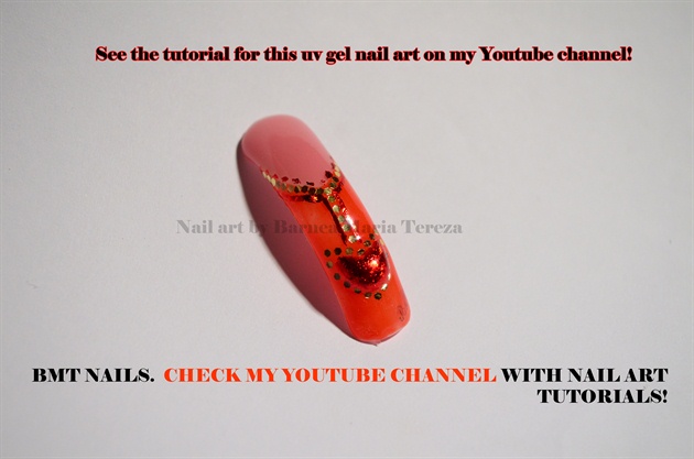 Valentine uv gel tutorial on my youtube channel bmtnails!