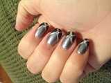 Grey French Manicure