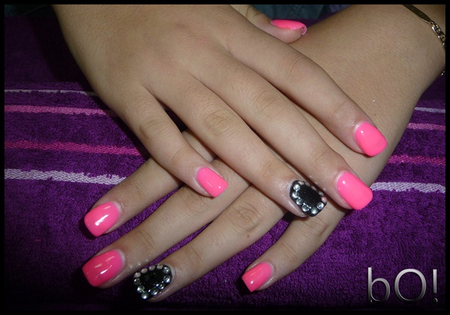 Black and Pink Nail Art Ideas - wide 7