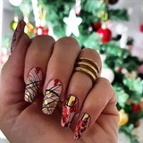 Golden nails