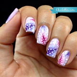 Colorful Feather  Water Decals Stickers