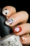 Poker Water Nail Decals