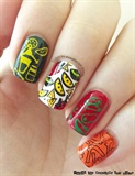 Egyptian Water Decals Nail