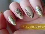 Fancy Leopard Drawing Nails