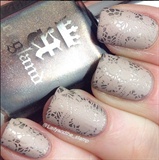 Stunning Lace Stamping Nails