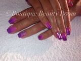 Purple pink ombr&#233;
