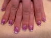 Pink n White with nail art