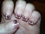Pink glitter with layses