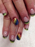 At. Patty Nails With A Rainbow
