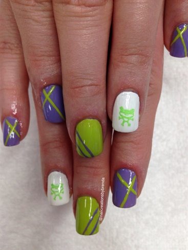 Purple And Lime Green