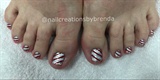 Candycane Toes