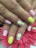 Spring Flowers And Polkadots