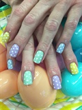 Easter Colored Polkadots