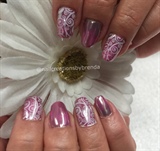 Pretty Pink Crown Stamping