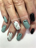 A Little Polkadotted St  Patty&#39;s Nails