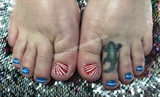 Fourth Of July Toes 2017