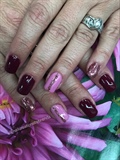 Burgundy And Bling