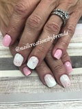 Pink and white