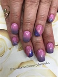 Pink And Purple Ombre