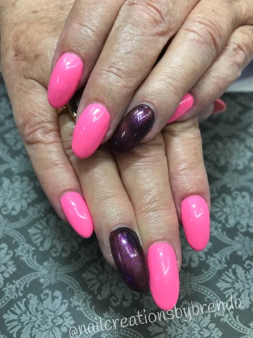 Hot Pink And Magnetic Hologram