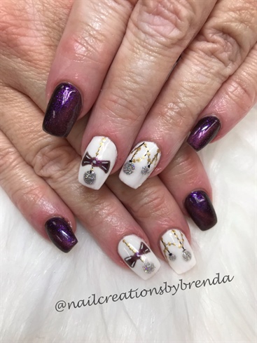 Purple with bling decoration