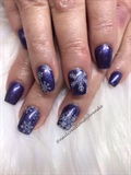 Purple and snowflakes