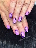 Purple leopard print