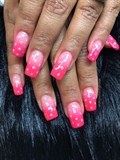 Neon Pink Air Brush Ombr&#233; 