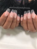 Blush And Clear Tips