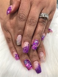 Pink and purple mix