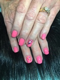 Spring Flower Accent Nail