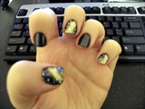 Galaxy Nails (left hand)