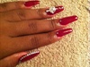 Simple Red Nails