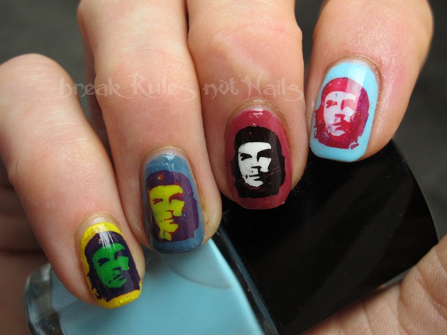 Che Guevara nail art
