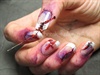 Zombie nail art
