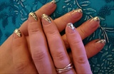 Half Silver With Leopard Print 