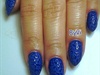 &quot;Leopard Blues&quot; Acrylic Nails