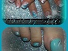 tiffany blue nails &amp; toes