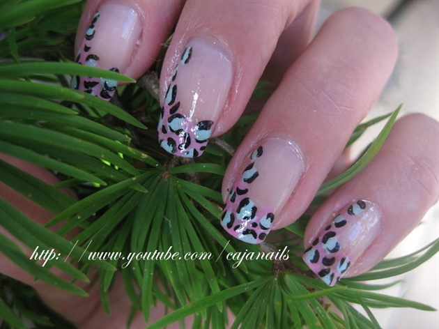 Nailart: Funky girly stylish leopard