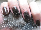 Nail art: Feather nails