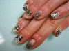 Gel nails w paint and 3d nail art