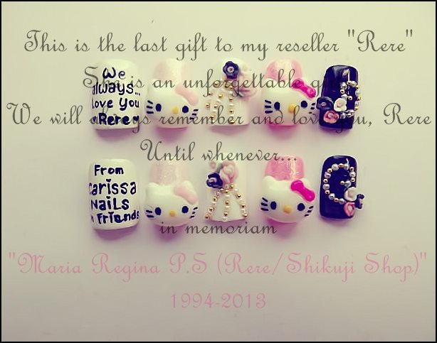 last gift for her ~~ RIP Rere :&#39;(