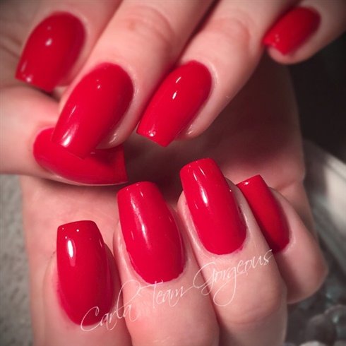 Red Nails I Did For My Photographic Comp