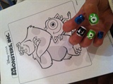 Monsters inc. nails
