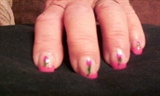 Pink tips with rose buds