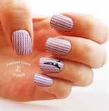 Eiffel Tower Tablecloth Patterned Nails