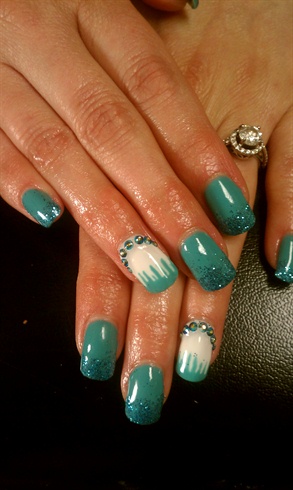 Turquoise and bling